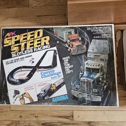 2 AFX SPEED STEER SLOT CAR SETS