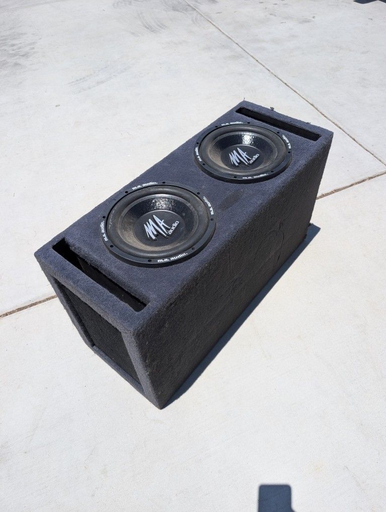 10" Enclosed Subwoofers (With Amp)
