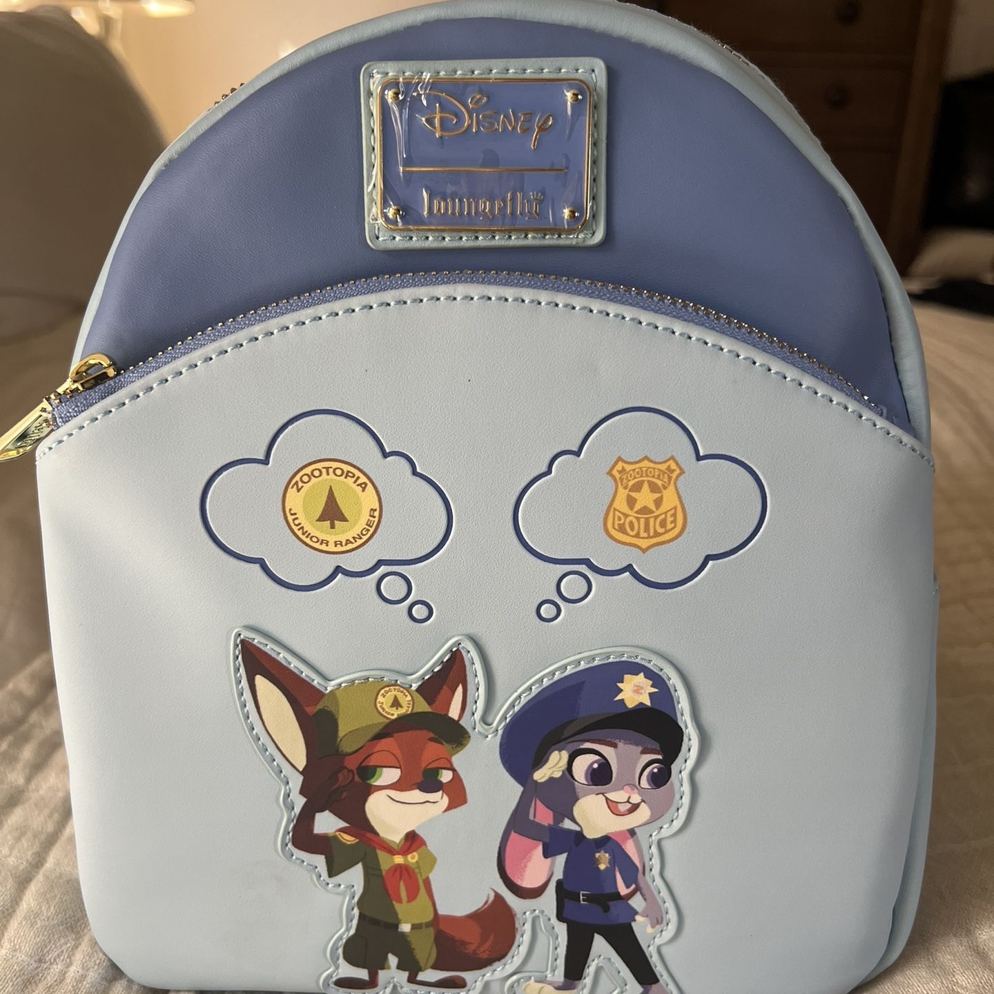 Loungefly Disney Zootopia Kid Nick & Judy Mini Backpack Amazon.com: Loungefly Disney Zootopia 2 Mini Backpack  main image 3