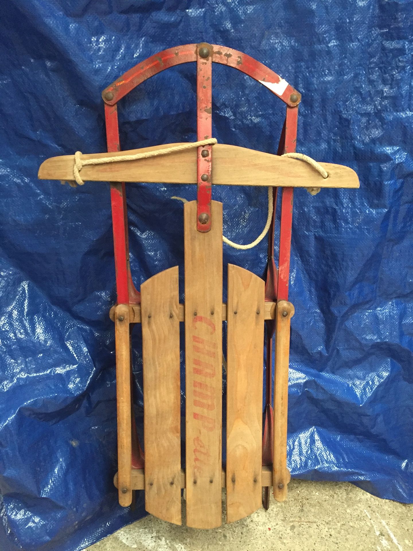Vintage Small Champ - ette Runner Sled