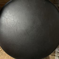 Round Black Table And 4 Stools