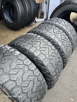 4 used tires Lt33x12.50r17 Nitto Recon $250.00 all 4