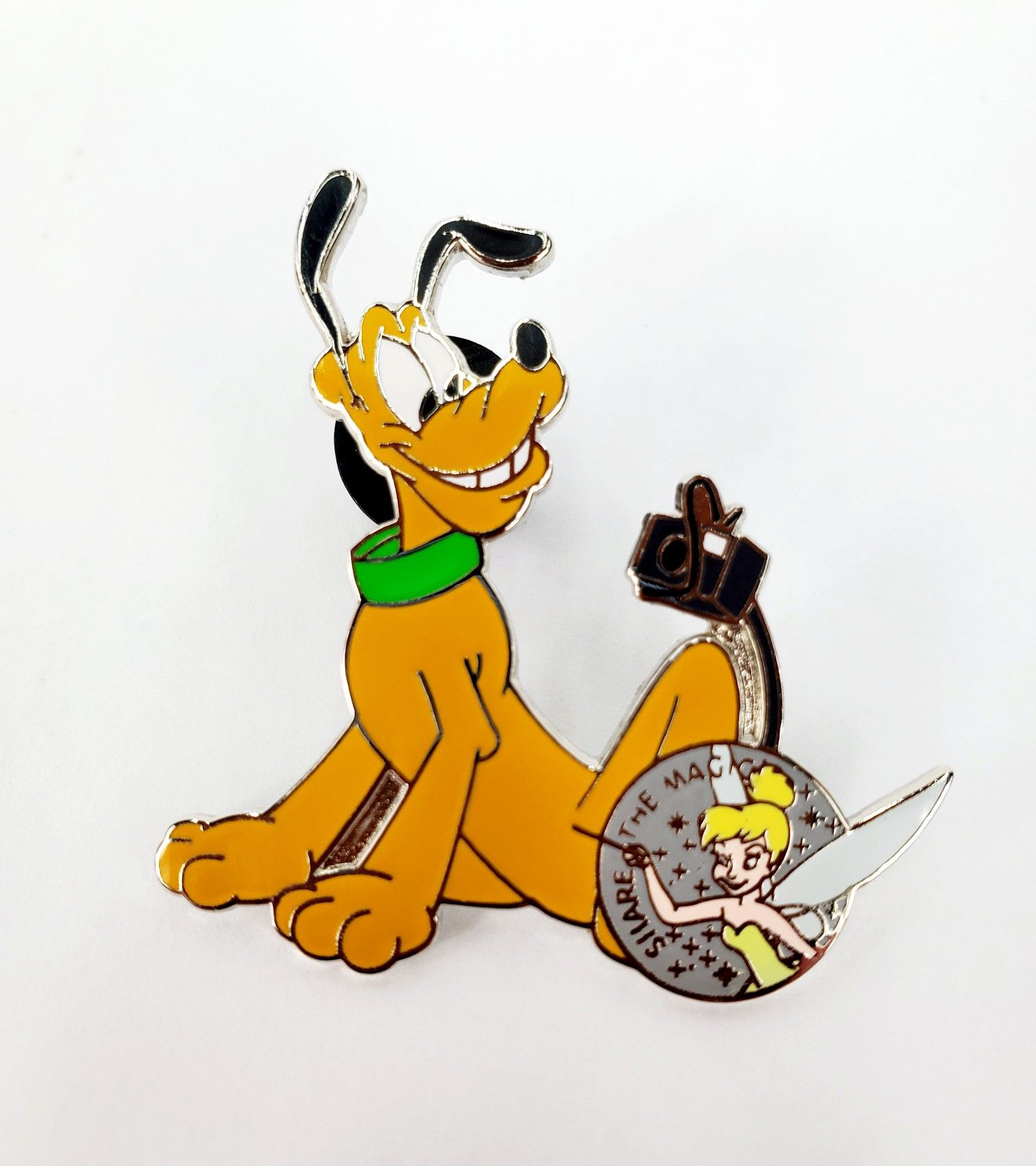 Disney Pluto and Tinkerbell 6th "Share The Magic" 2002 Souvenir Trading Pin