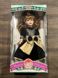 Victorian Rose Porcelain Doll 1997 Edition
