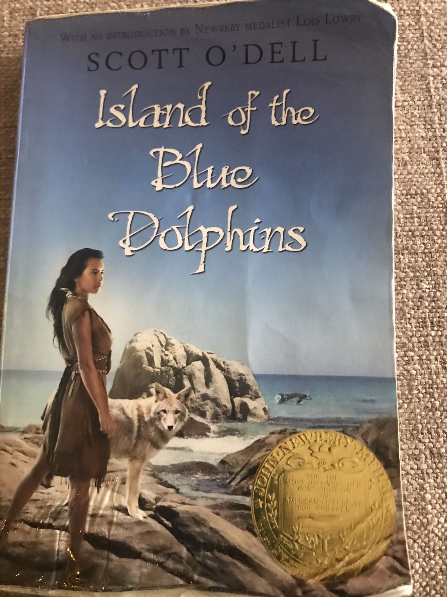 Book: Island of the Blue Dolphins by Scott O’Dell, paperback