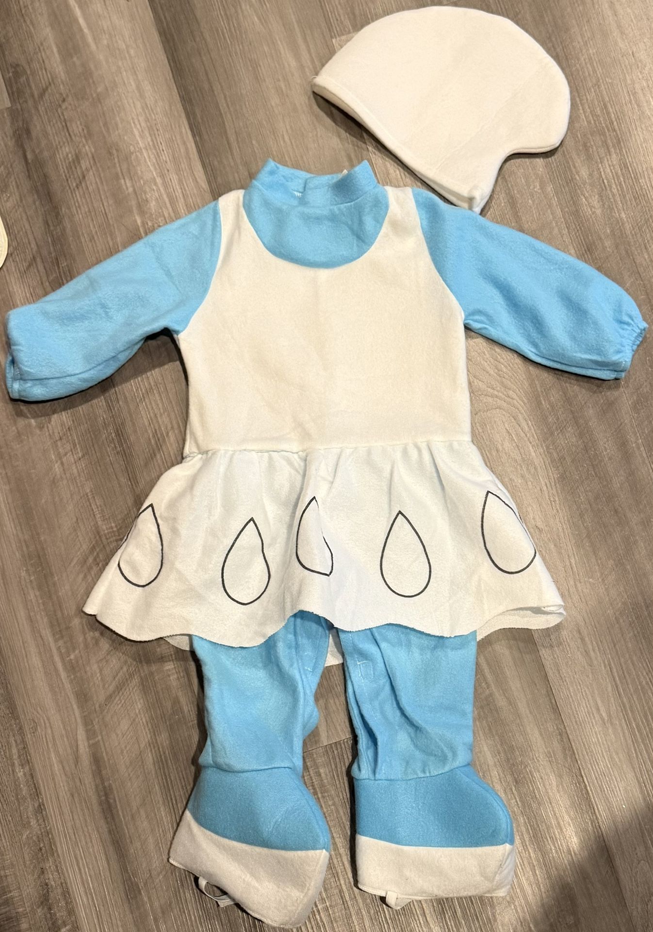 Toddler Smurfette Costume Size 2-3T