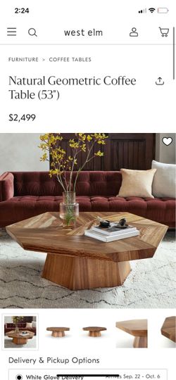 Four hands Brooklyn coffee table