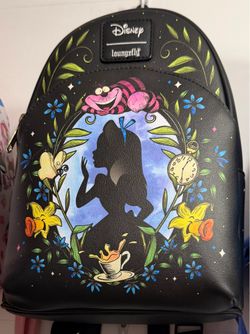 Disney Loungefly Alice in Wonderland Silhouette Mini Backpack NWT