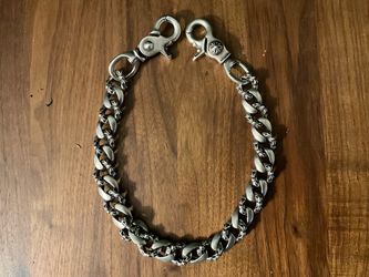 Chrome Hearts Extra Fancy Link Wallet Chain Sterling Silver 17.5"