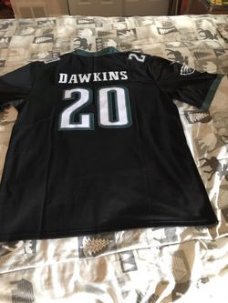 Eagles Dawkins Sewn Football Jersey 