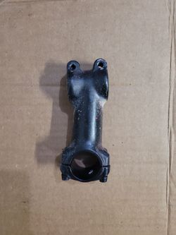 Black Threadless Bicycle Handlebar Stem