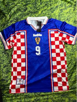 Lotto Croatia Šuker #9 Soccer Jersey XL New with Tags