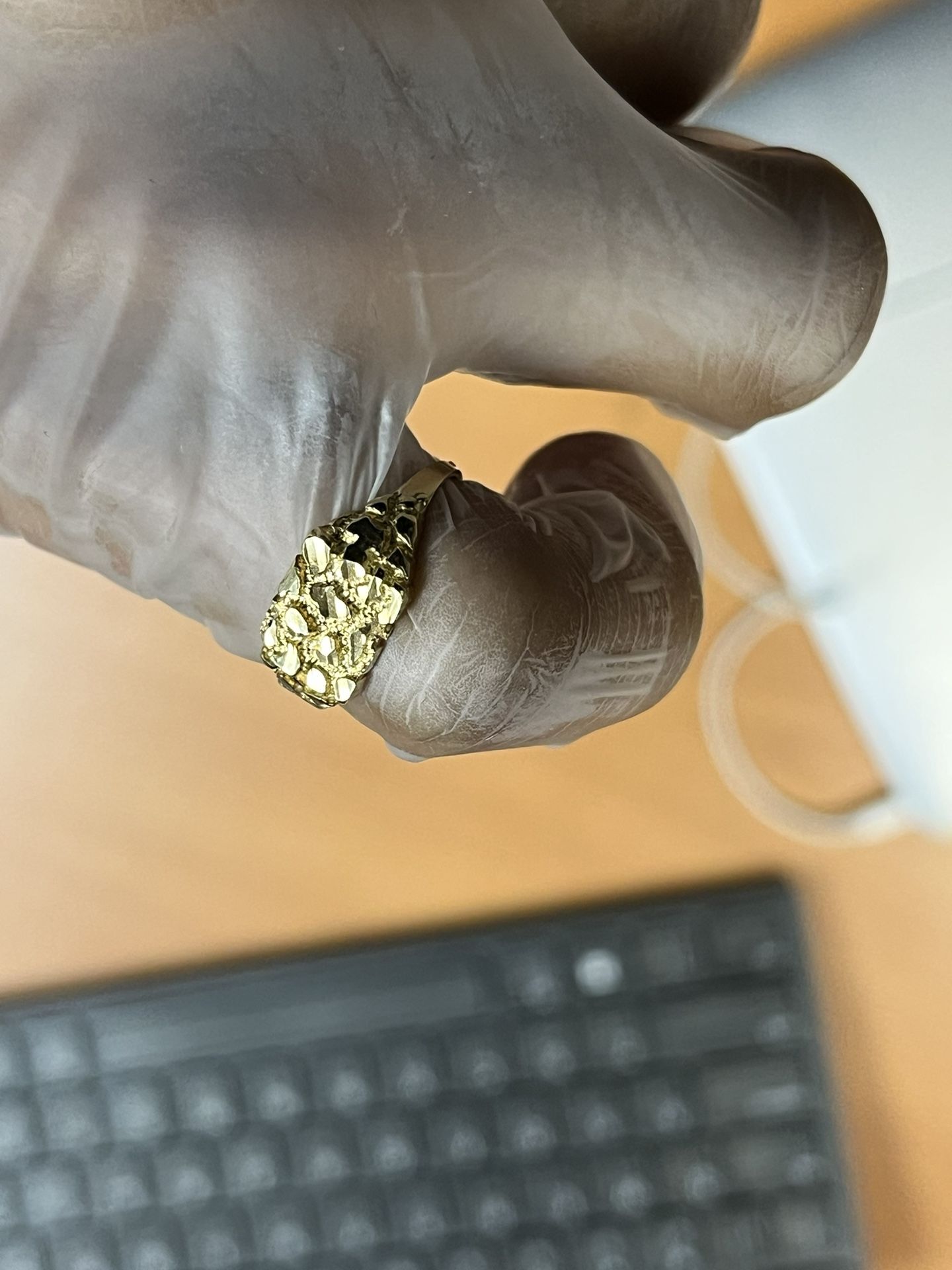 10k Nugget Ring