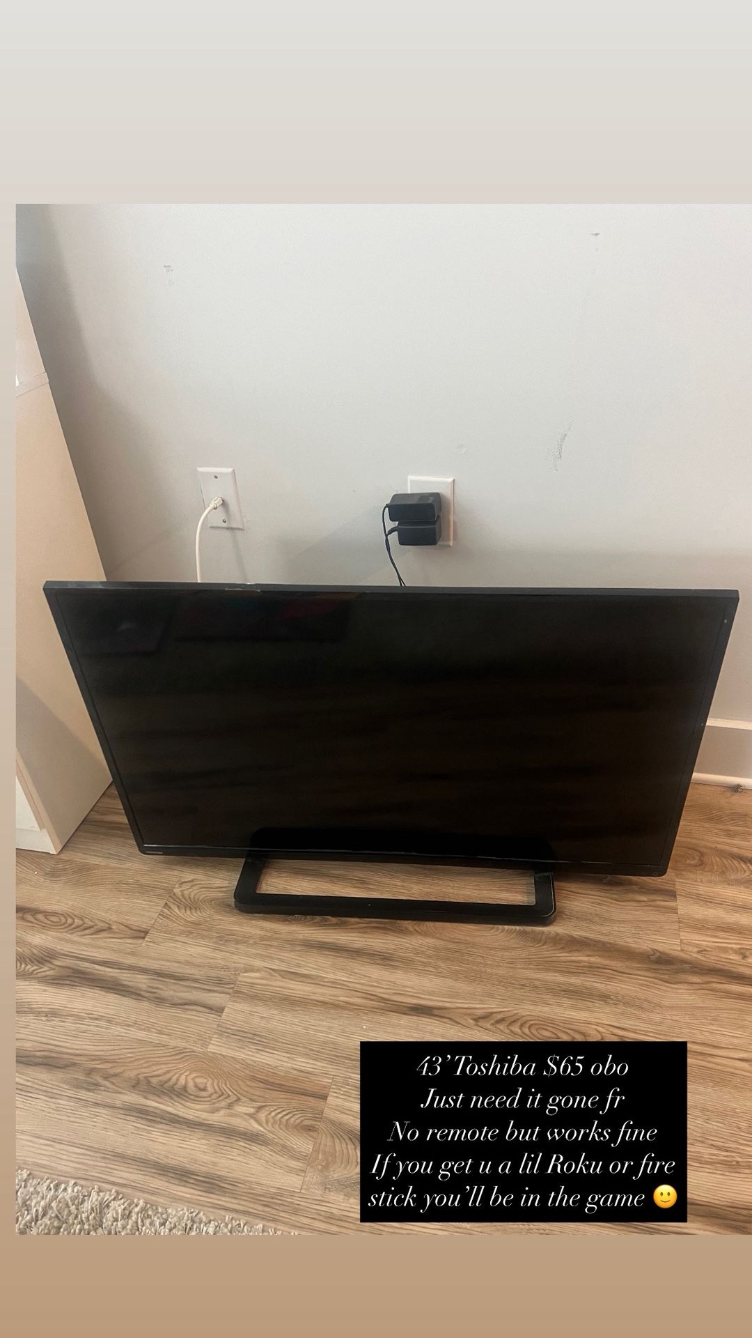 43” Toshiba TV