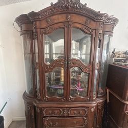 Real Wood China Cabinet 
