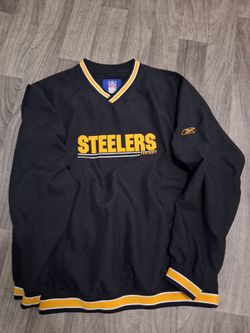 Pittsburgh Steelers NFL Lightweight Pullover Windbreaker Mens Medium M Reebok