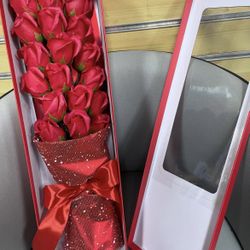 Box Of Roses With Lights 