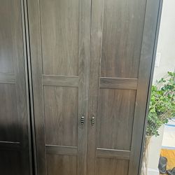 2 IKEA Rakkestad Wardrobes - $100 Each Or $150 For Both 