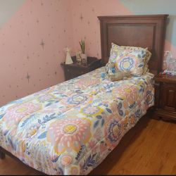 Twin Bed With Matresses