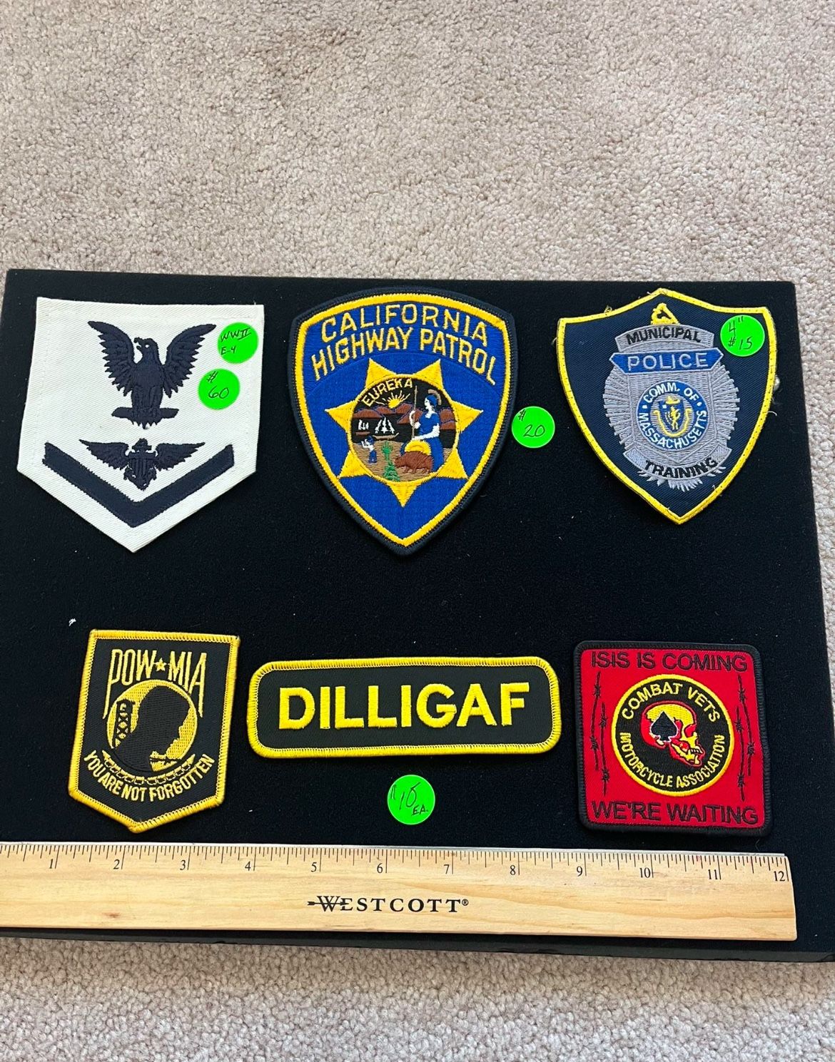 Military / Police Themed Patches