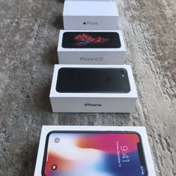 Original iPhone BOX ONLY for collectors: 6, 6, 6S, 7, X