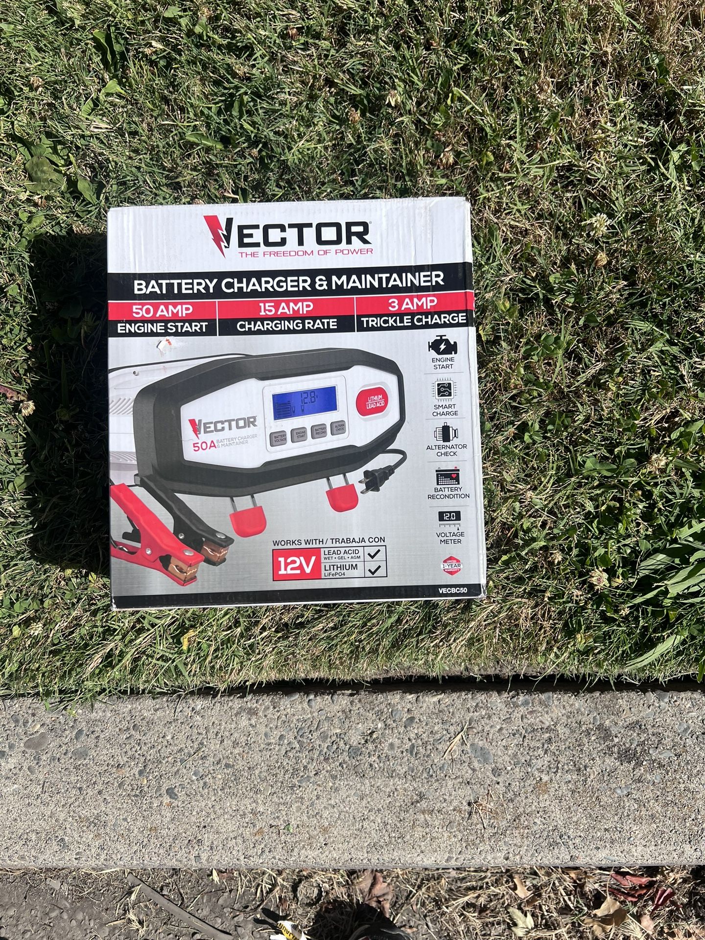 Vector battery charger and maintainer