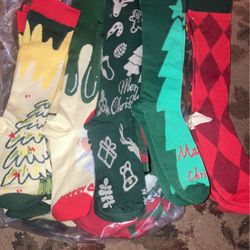 Kids Christmas Socks Brand New