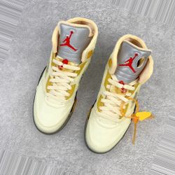 Jordan 5 Off White Sail 68