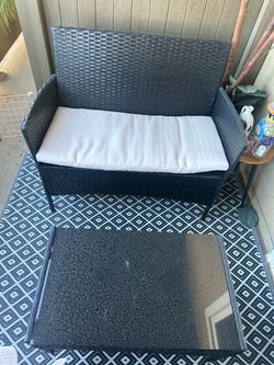 Four piece patio furniture set