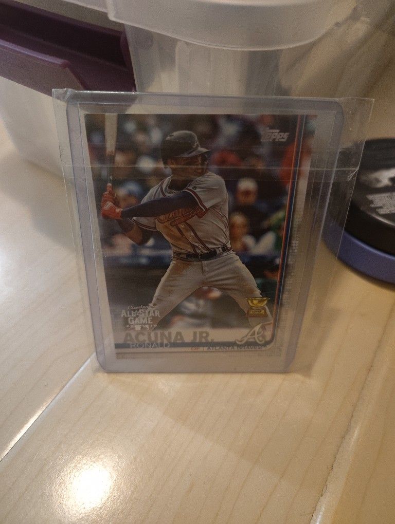 Ronald Acuna Jr Trophy Card
