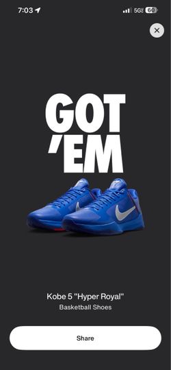 Nike Kobe 5 Protro Dodgers (Size 9.5 Men’s)