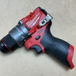 Milwaukee M12 FUEL 12V Lithium-Ion Brushless Cordless 1/2 in. Hammer Drill (Tool-Only)