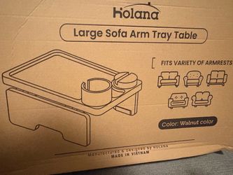 Two Large Arm Tray Tables