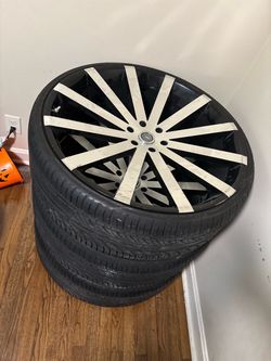 28in rims all tires good