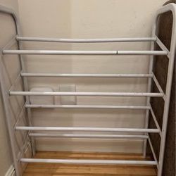 4-tier Shoe Rack - White
