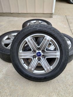 RIMS WHEELS, 275/55/20 FORD F150 Tires 50%