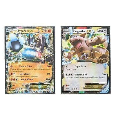 Near Mint Holo Pokemon Zygarde EX XY151 Promo + Kangaskhan EX 78/106 Cards