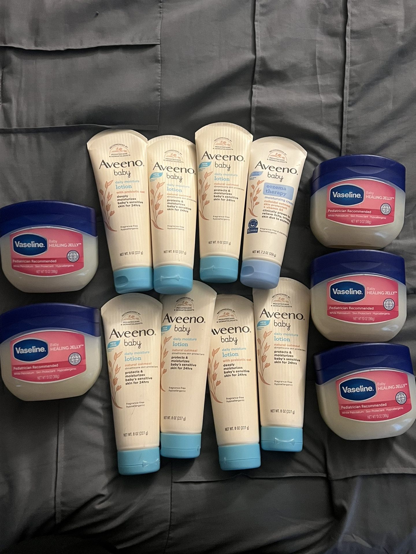 NEW BABY AVEENO LOTION/ BABY VASELINE
