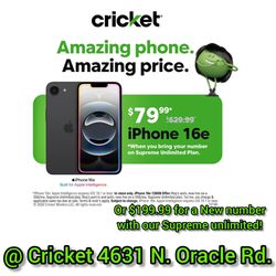 ✨️iPhone 16e at 4631 N. Oracle Rd✨️