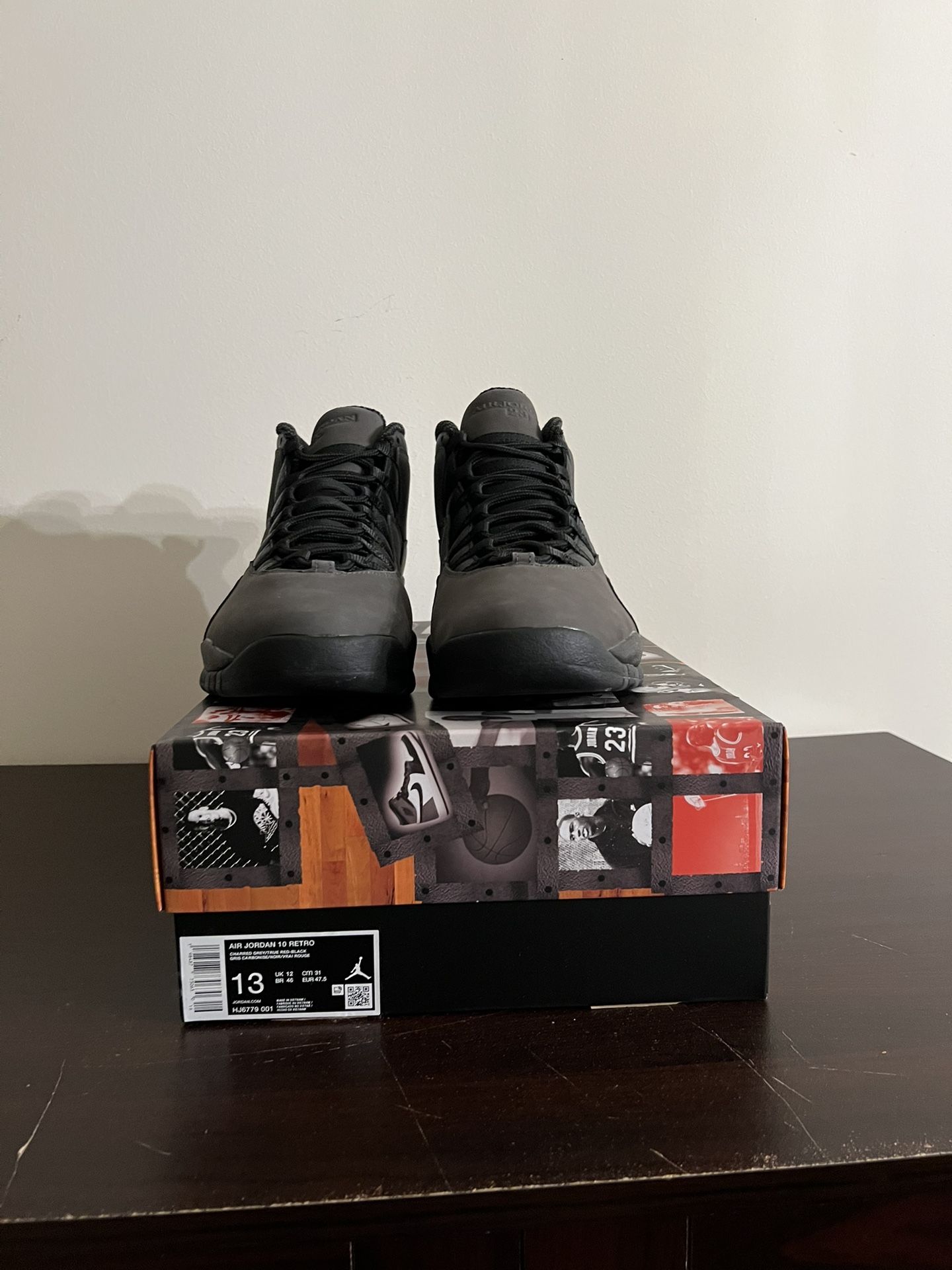 Size 13 Mens Nike Air Jordan 10 Retro 'Shadow' 2025 HJ6779-001 $300 Or Best Offer IN HAND