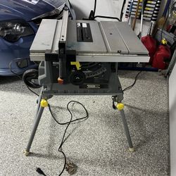 Table Saw With Folding Stand 
