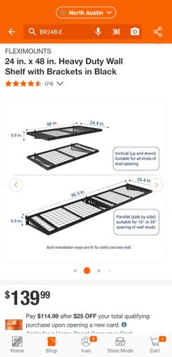 Garage Fixed Shelves
