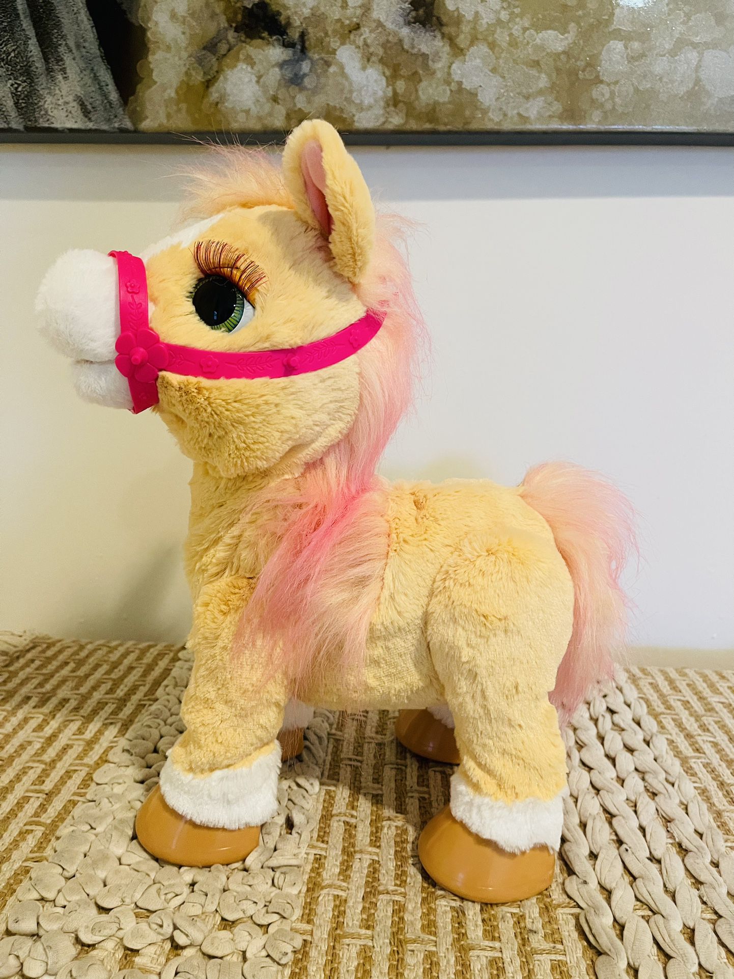 Furreal Cinnamon, My Stylin’ Pony Toy, Interactive Pets No Accessories!  WORKS