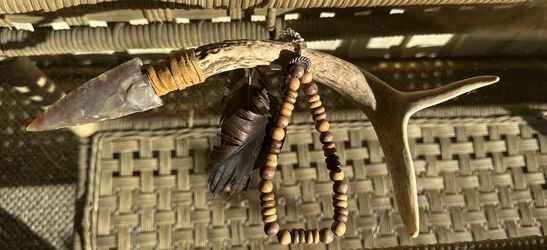 Hand Made Native American Stag Knife