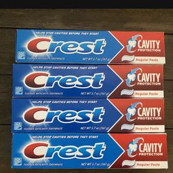 Crest Cavity Protection Regular Paste 5.7oz Toothpaste 4 for $5