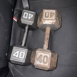 40lb Dumbbell Set 