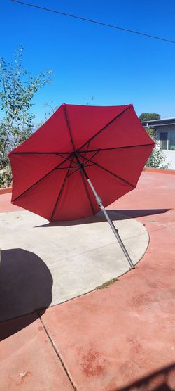 Heavy Duty Faded Red Umbrella