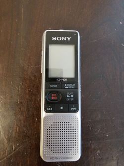 Sony digital voice recorder