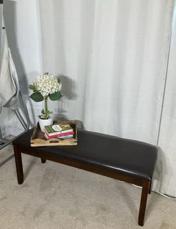 48” Upholstered Bench LIKE NEW!