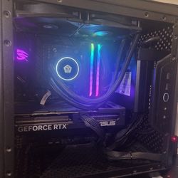 Asus Monitor And Custom Build Gaming PC With Nvidia GeForce Rtx 4070 Super Ti ,ryzen 7 500 Series Cpu